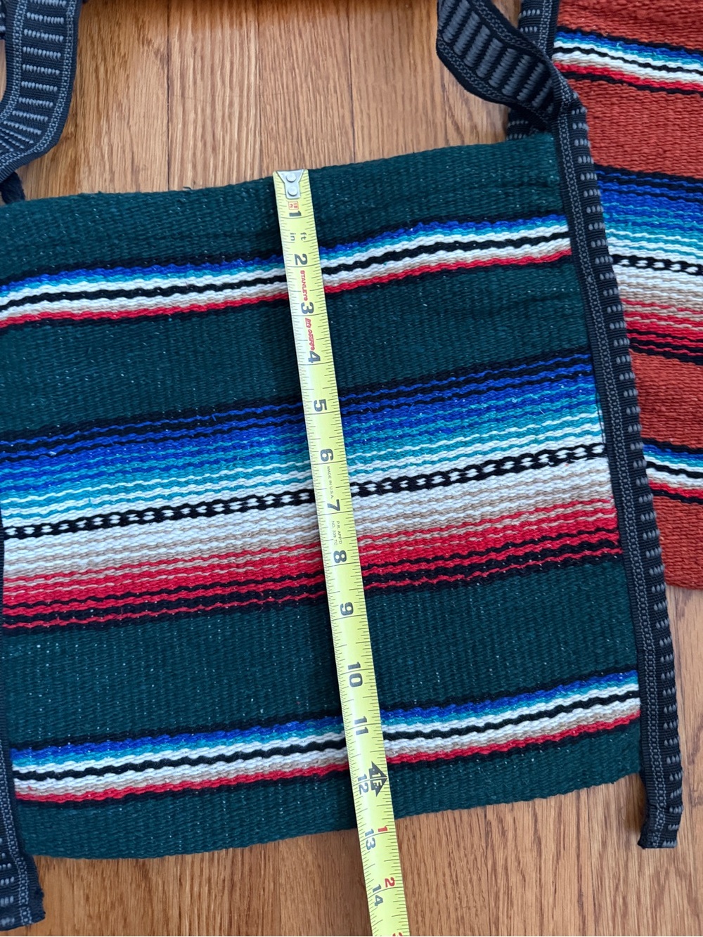 9 Mexican serape blacker crossbody bags - Picture 2 of 6